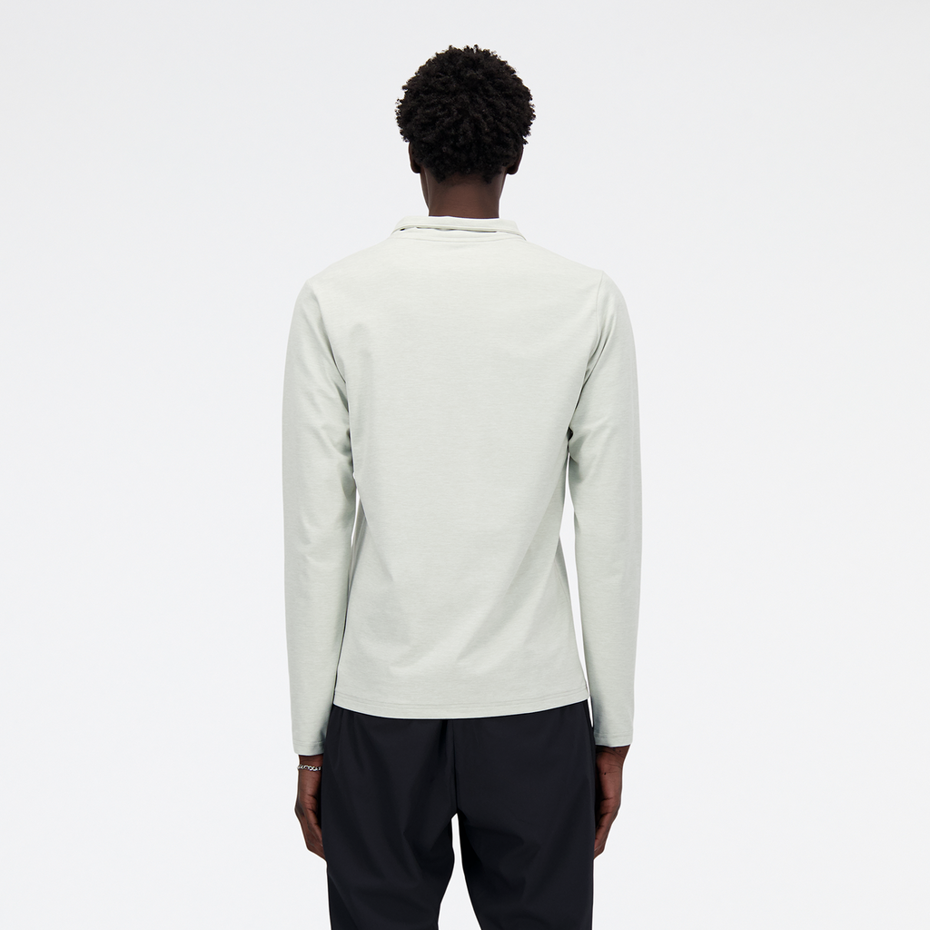 New Balance Space Dye 1/4 Zip in GRAU