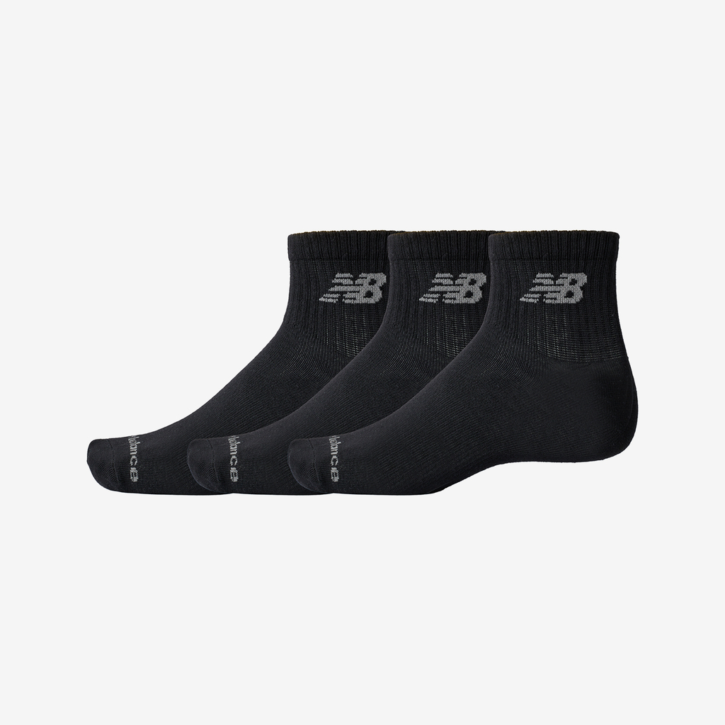 New Balance Performance Basic Ankle 3 Pack in SCHWARZ