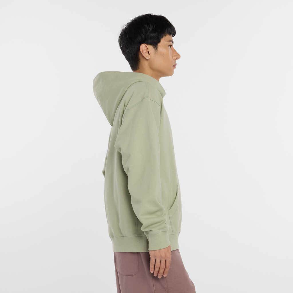 New Balance Athletics French Terry Logo Hoodie in GRÜN