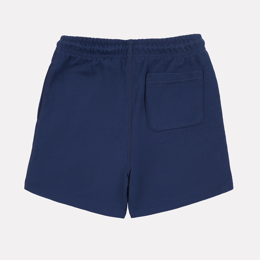 New Balance B New Balance French Terry Small Logo Short in BLAU