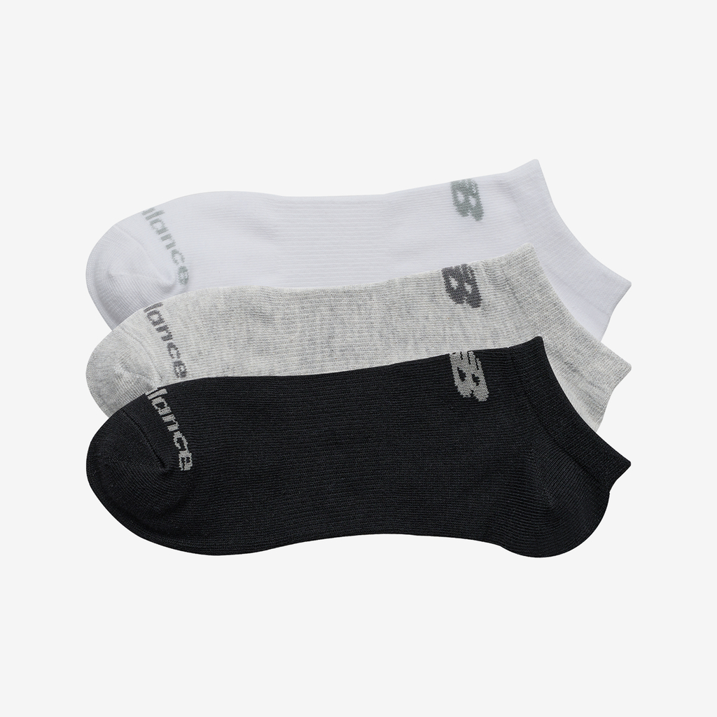 New Balance Performance Basic No Show 3 Pack in WEISS