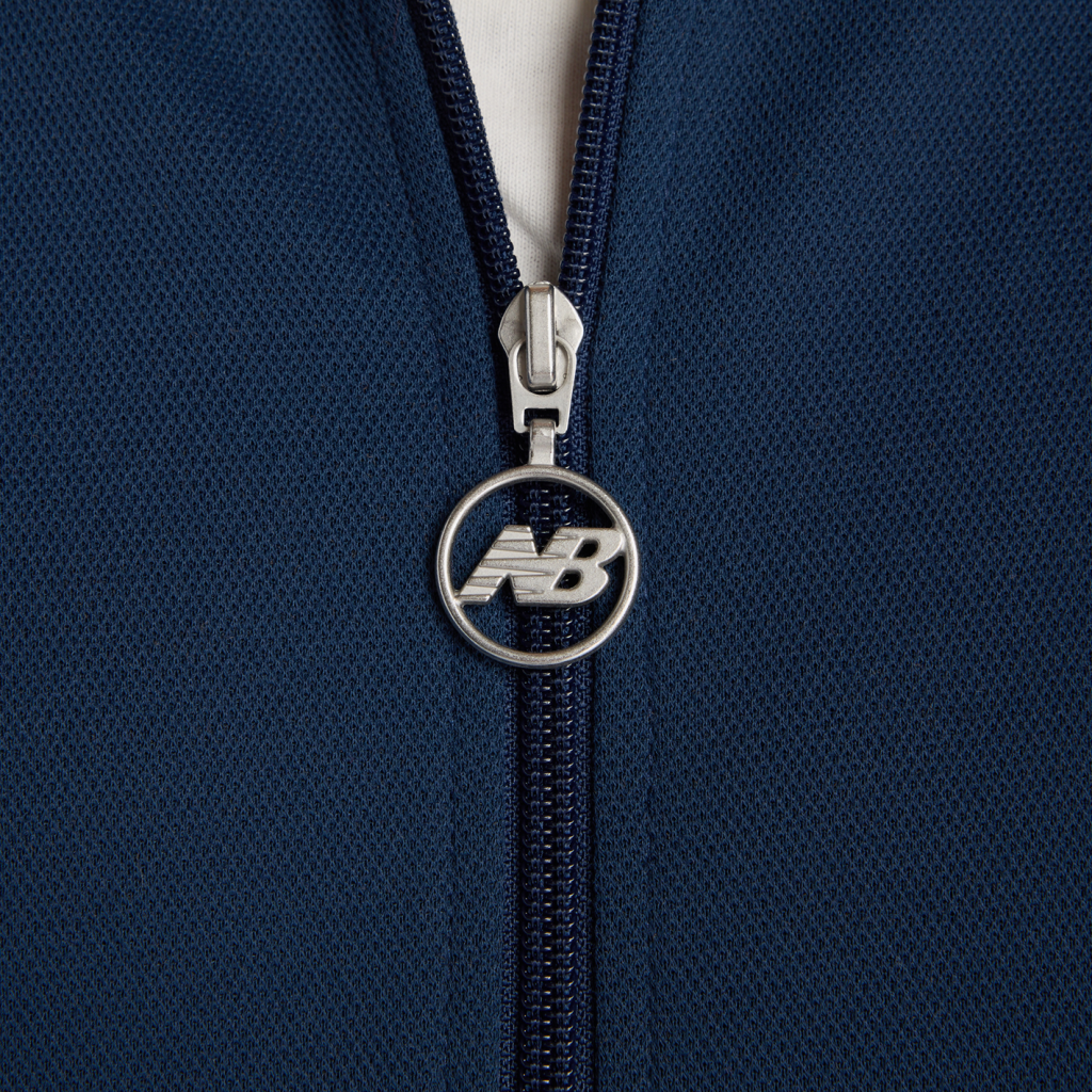 New Balance Post Season Pique Track Jacket in BLAU