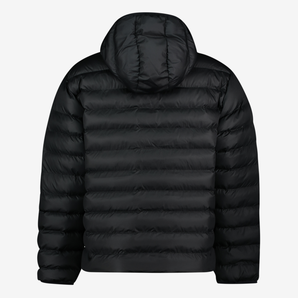New Balance Hooded Puffer Jacket in SCHWARZ