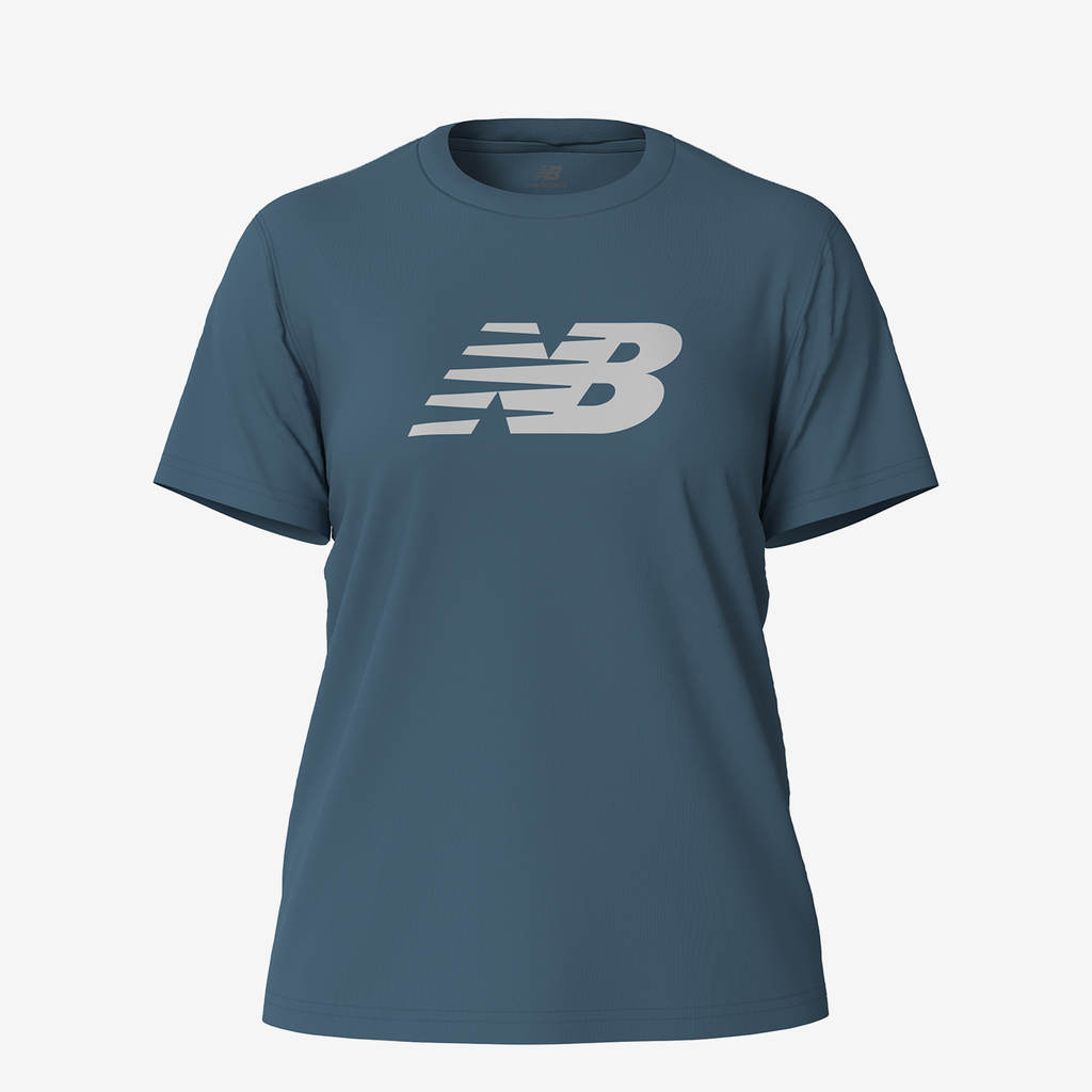 W Sport Jersey Logo T-Shirt heron blue Hauptbild_brandshop