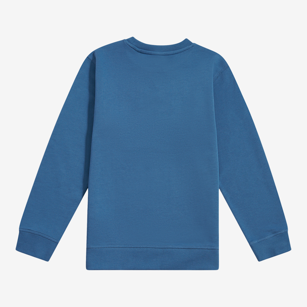 New Balance B New Balance French Terry Small Logo Crew in BLAU