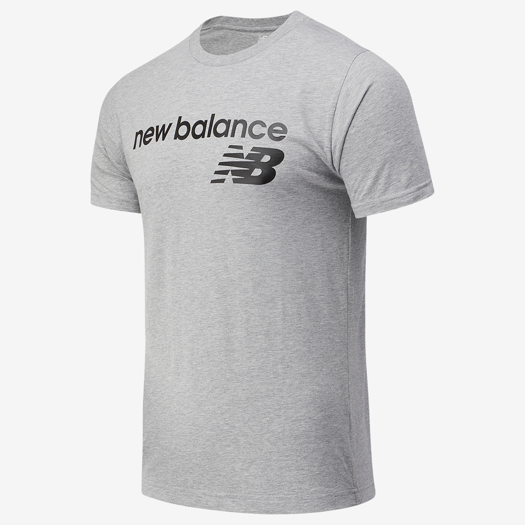 New Balance NB Classic Core Logo Tee in GRAU