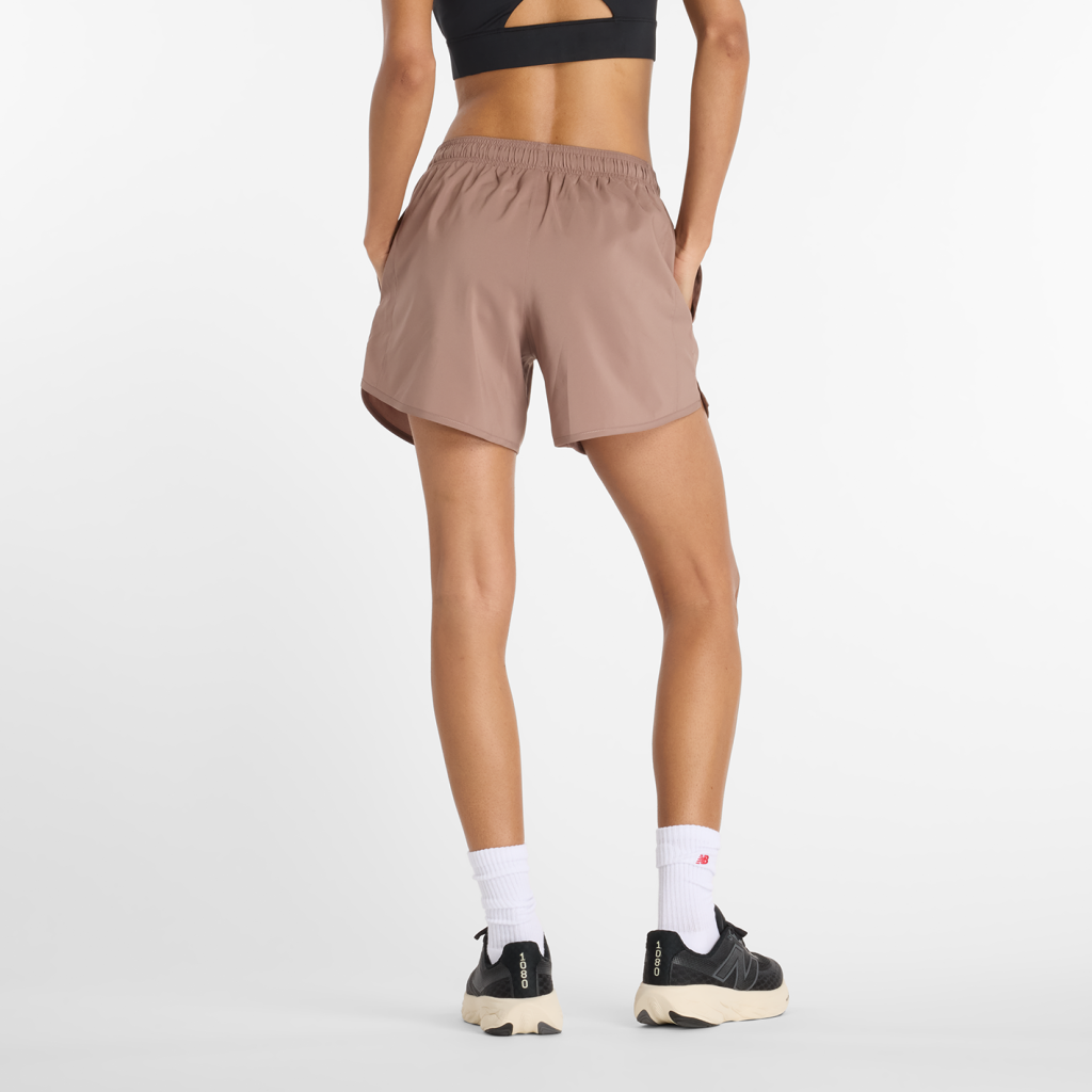 New Balance W Sport Essentials Short 5 Inch in BRAUN