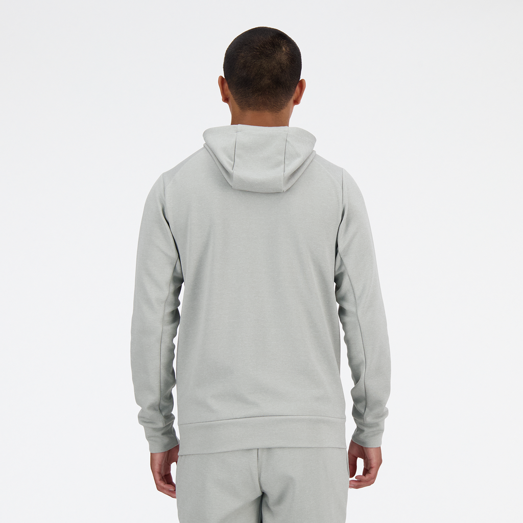 Tech Knit Pull Over Hoodie athletic grey model_bild_back_brandshop