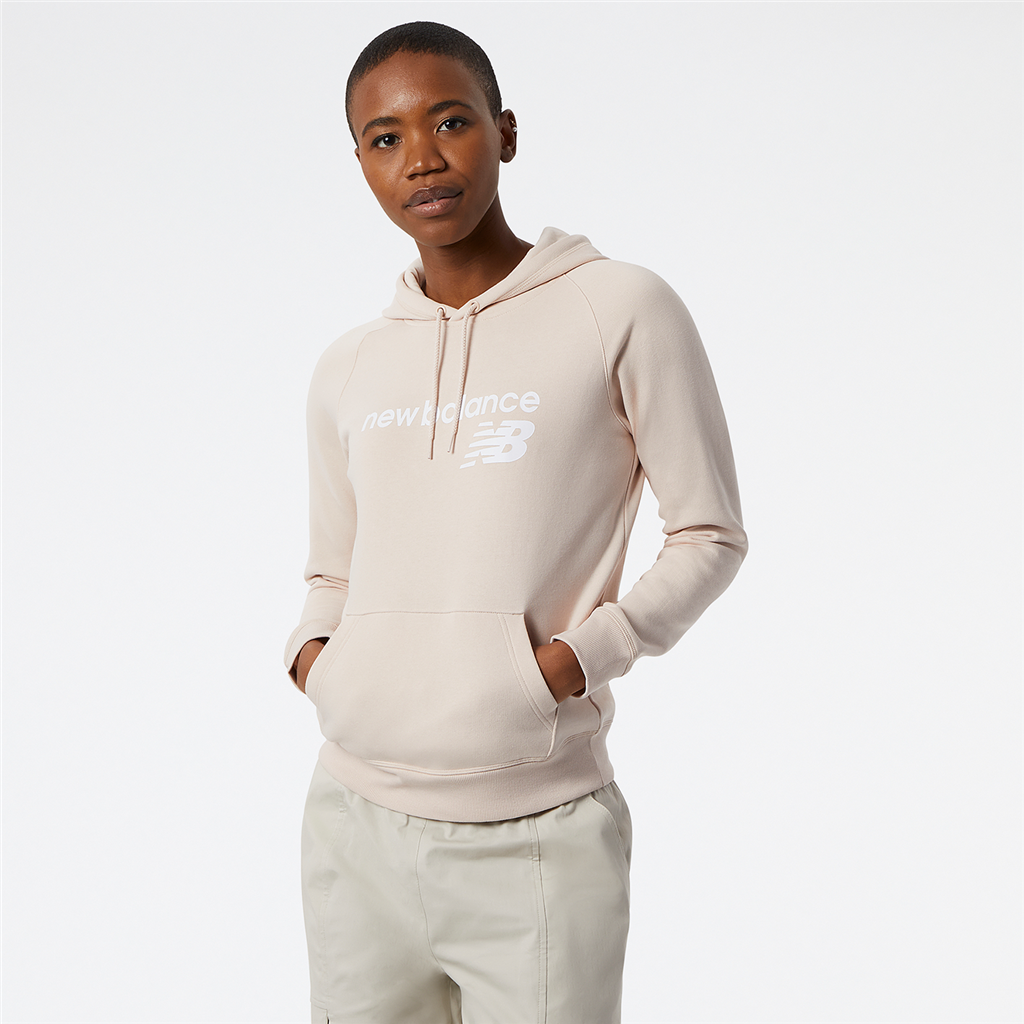 W NB Classic Core Fleece Hoodie dusted clay Hauptbild_brandshop