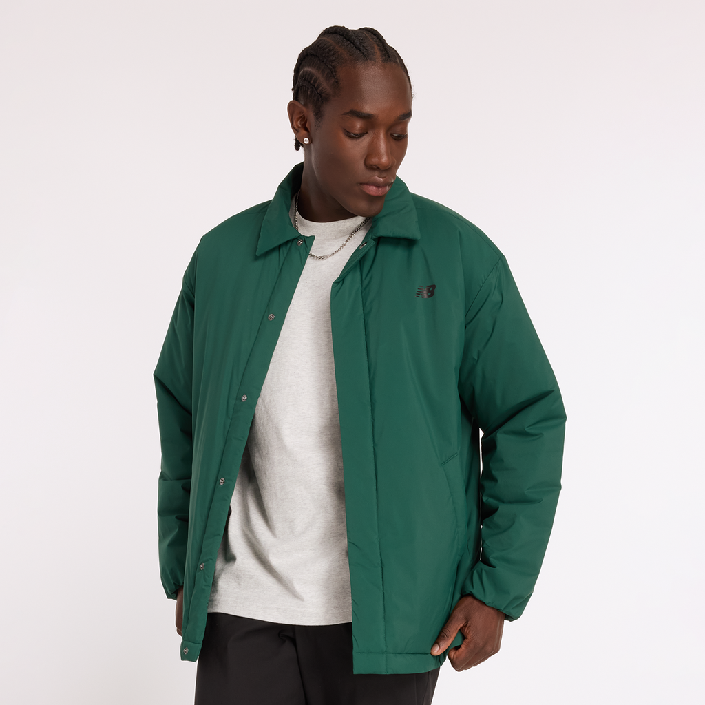 New Balance Coaches Jacket in GRÜN