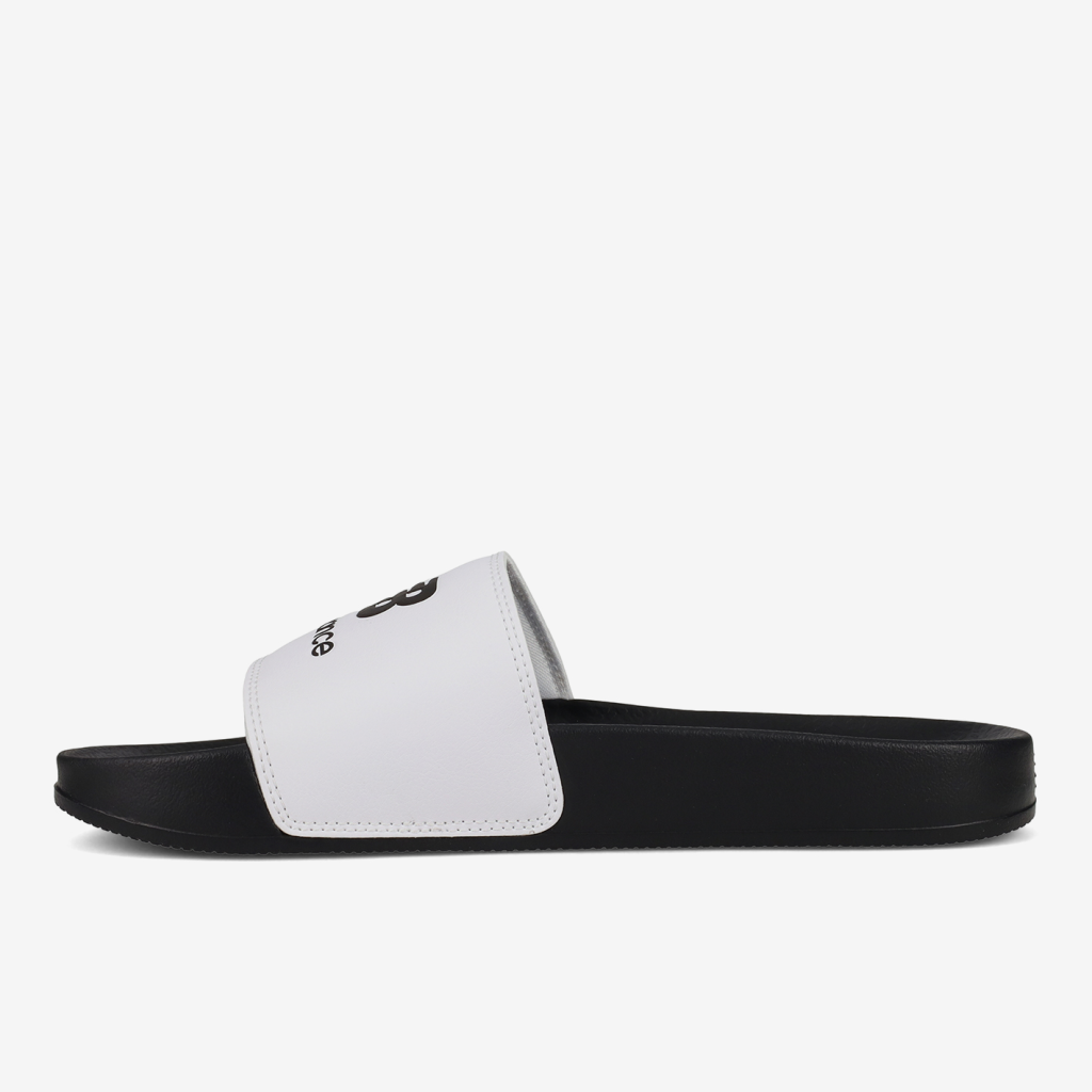 New Balance U 50 Slides Freizeitsandalen in WEISS