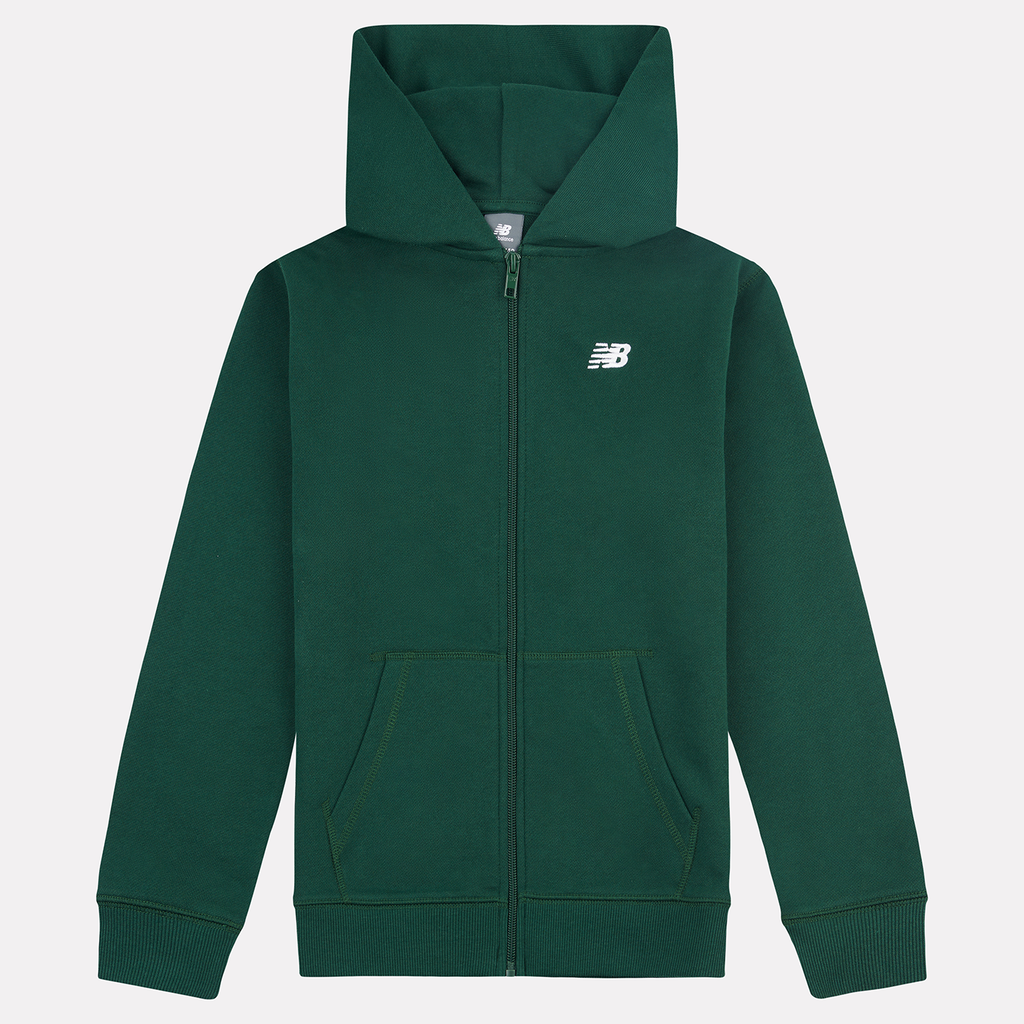 B New Balance French Terry Small Logo FZ Hoodie nightwatch green Hauptbild_brandshop