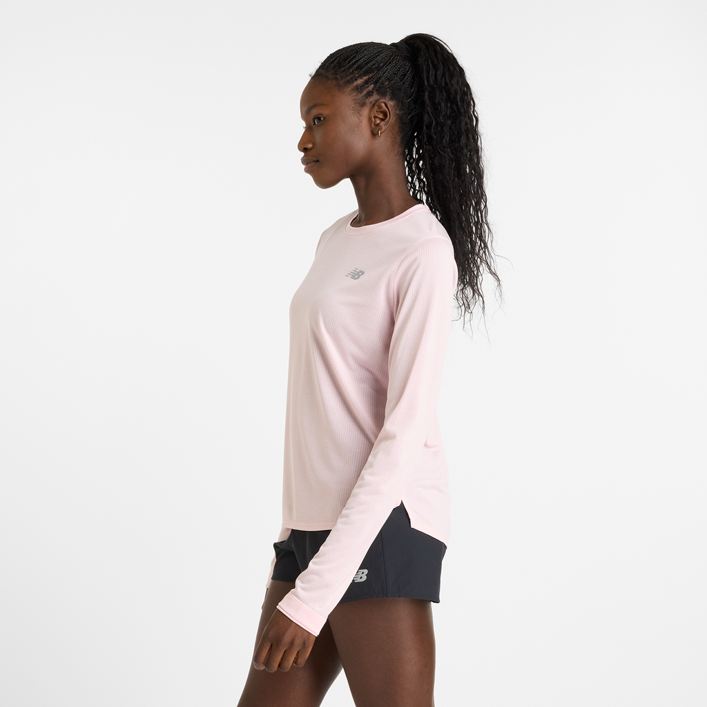 New Balance W NB Athletics Long Sleeve in PINK