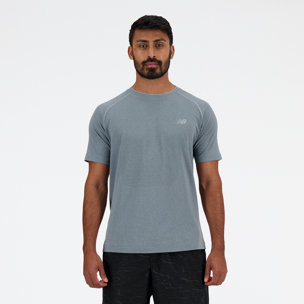 New Balance NB Athletics Seamless T-Shirt in GRAU