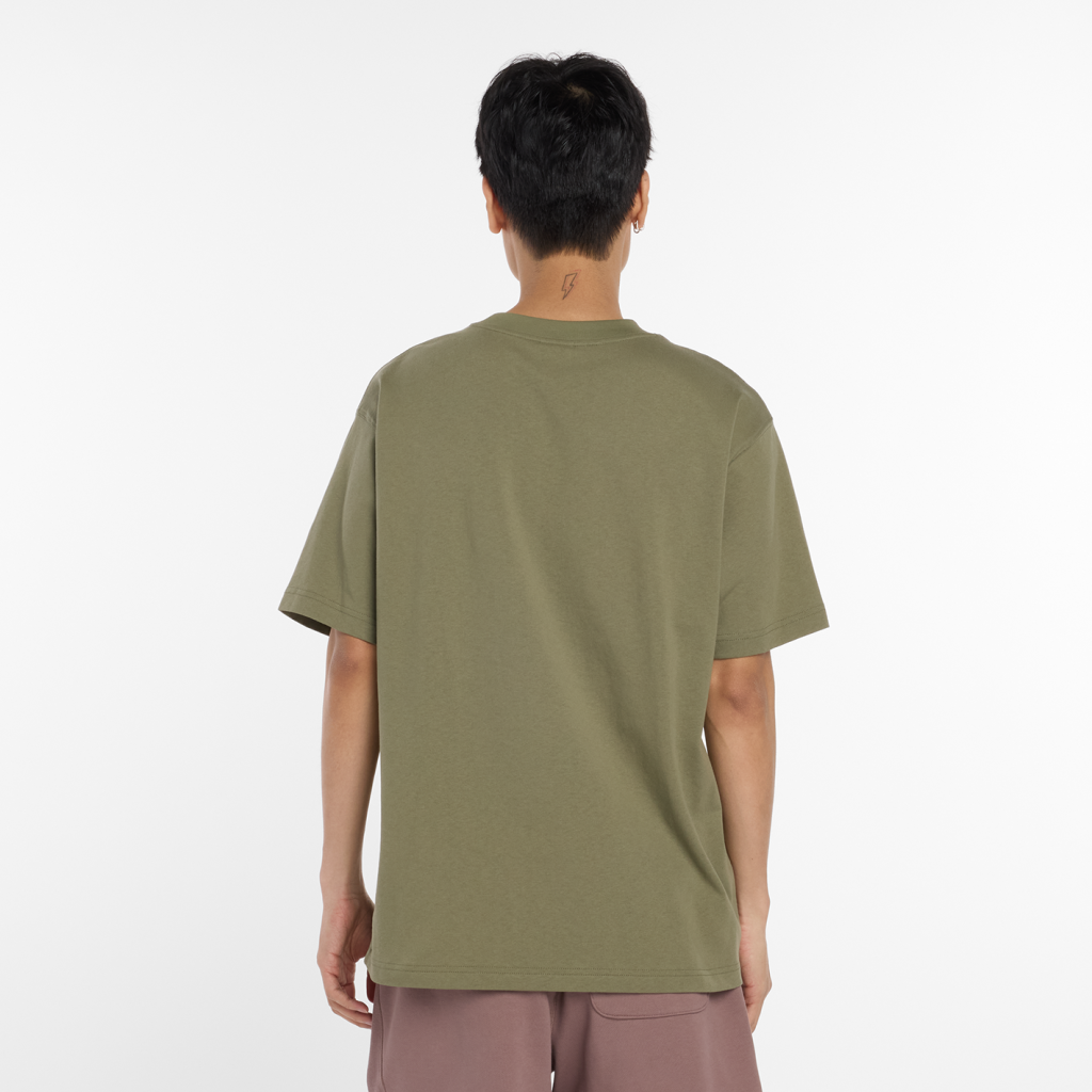 New Balance NB Athletics Cotton T-Shirt in GRÜN
