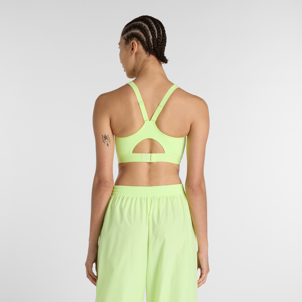 New Balance W NB Essential Run Bra in GELB