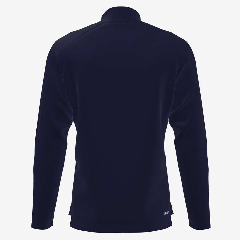 TW Training 1/4 Zip Knitted Midlayer JNR navy rueckseite_bild_brandshop