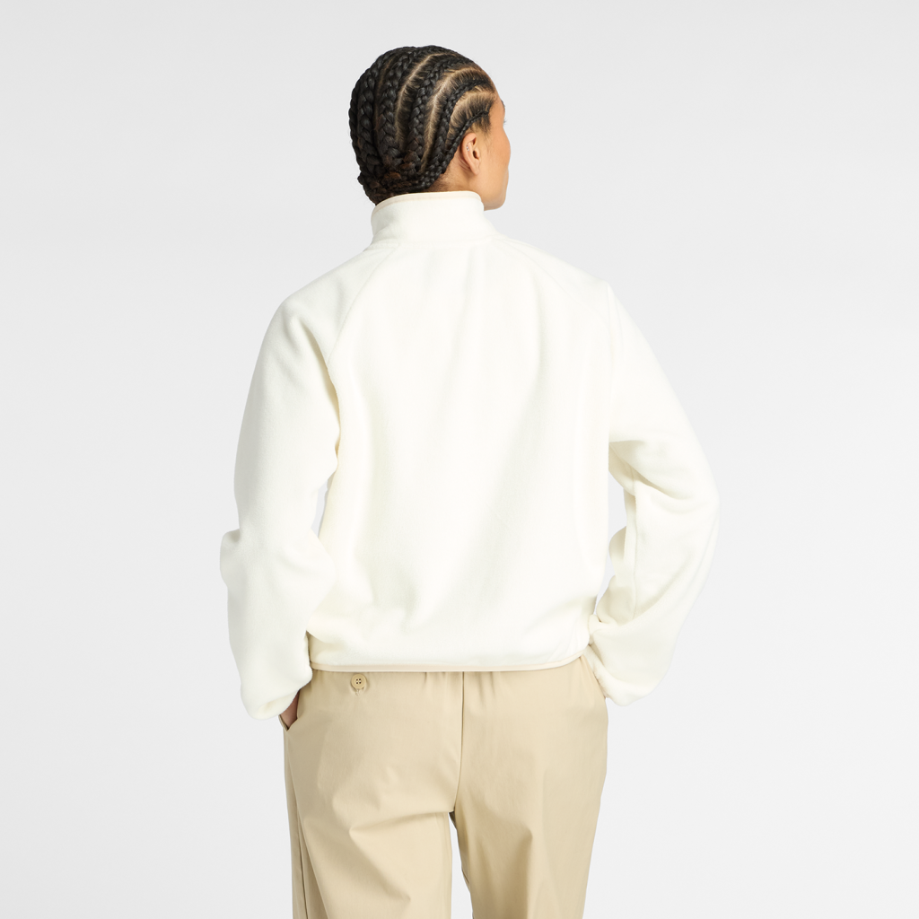 New Balance W Polar Fleece Half Zip in GRAU
