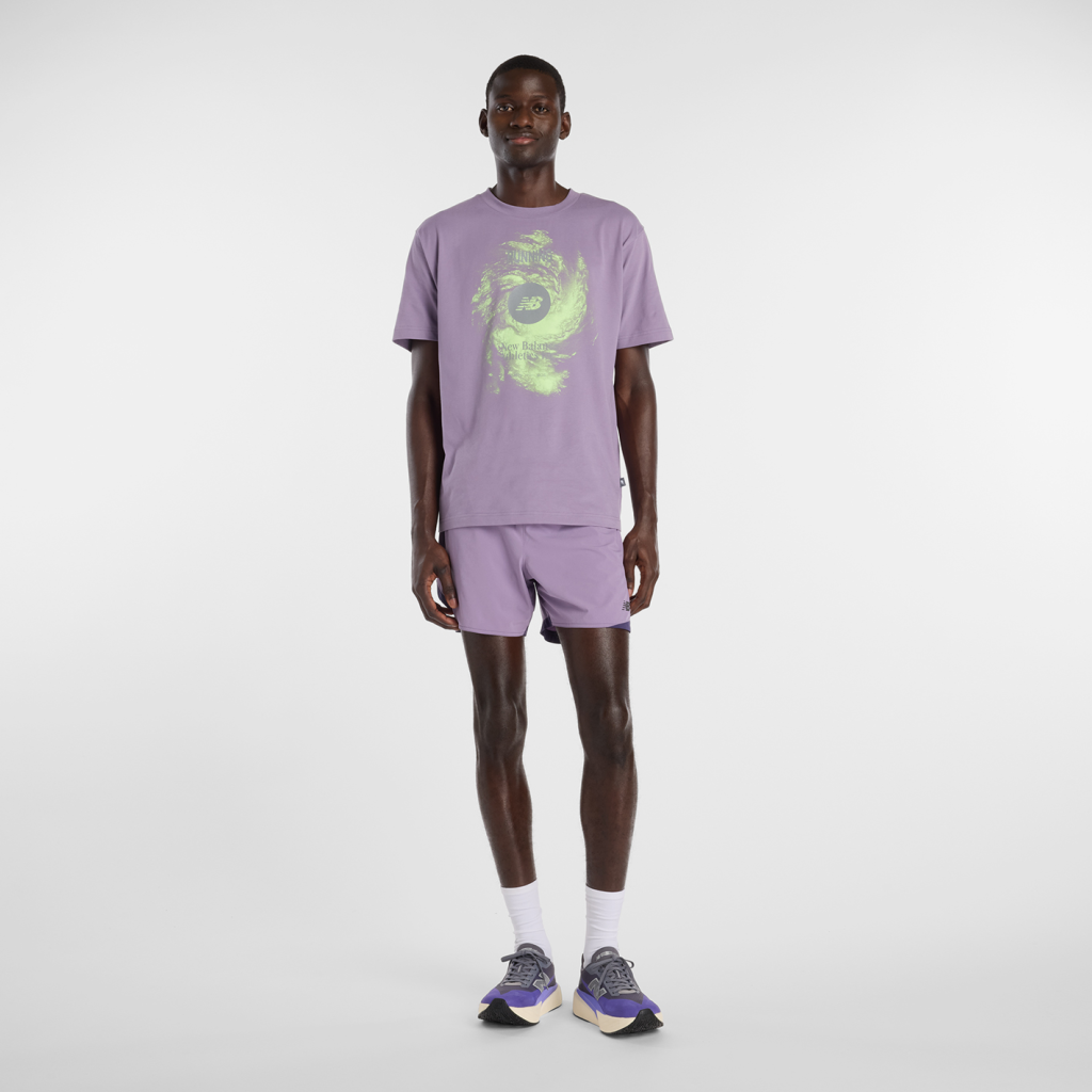 New Balance Vortex Performance T-Shirt in VIOLETT