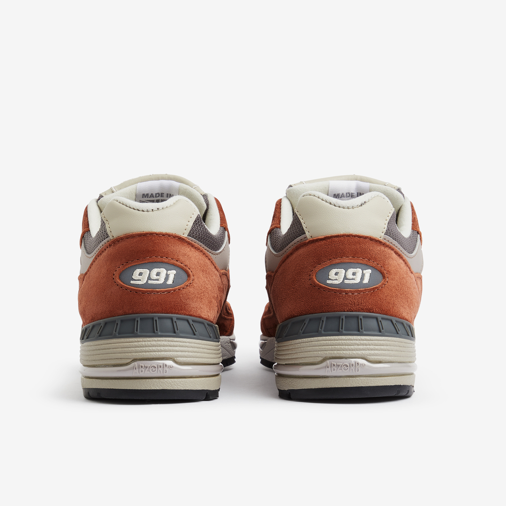 W 991 MiUK Underglazed Freizeitschuhe orange/grey rueckseite_bild_brandshop