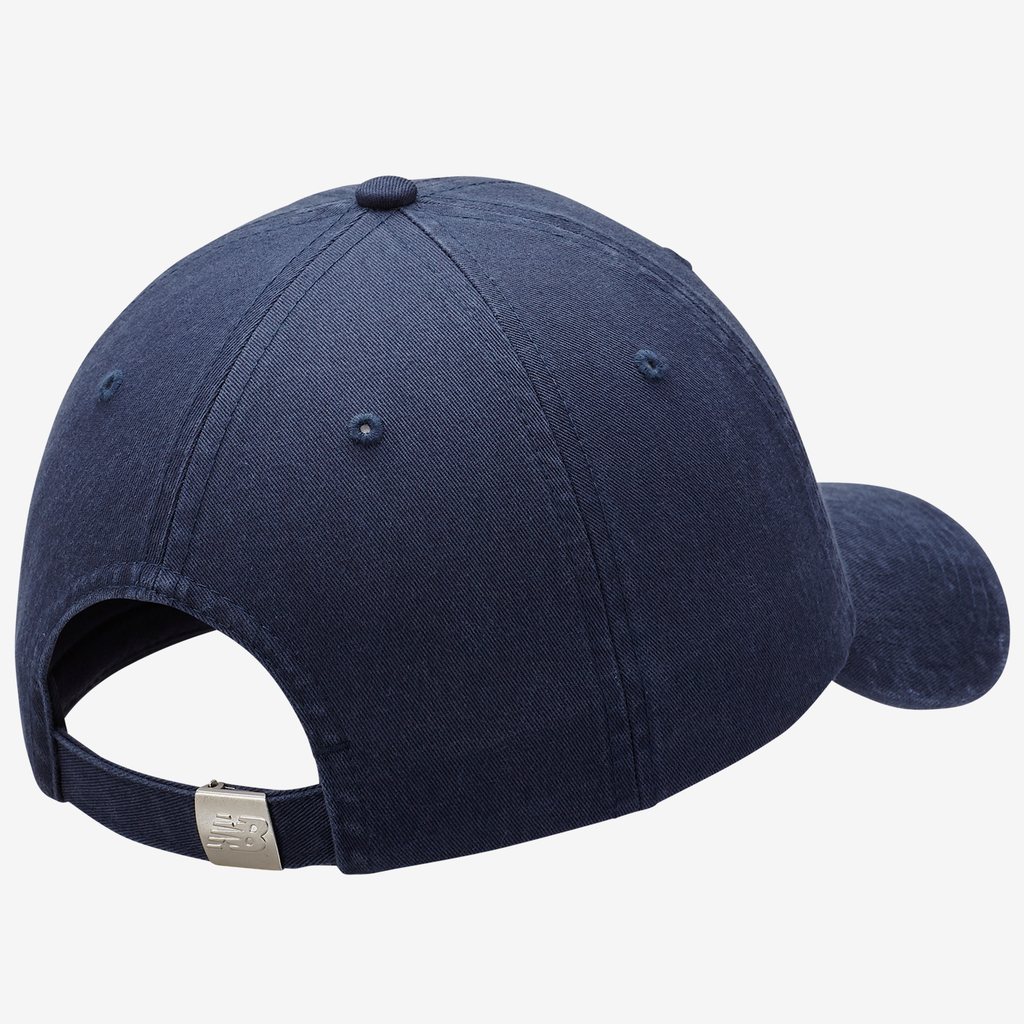 NB 6-Panel Curved Brim Nb Classic Hat natural indigo rueckseite_bild_brandshop