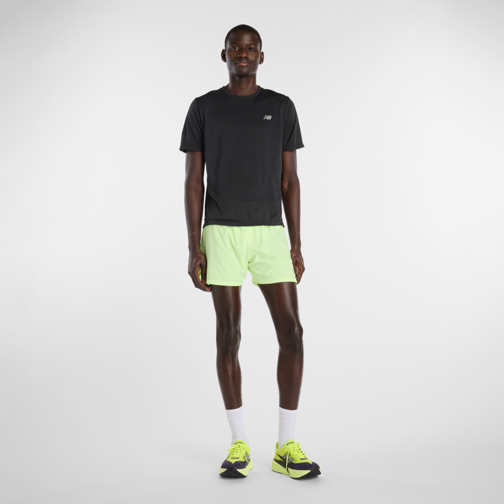 New Balance RC Seamless Short 5 Inch in GELB