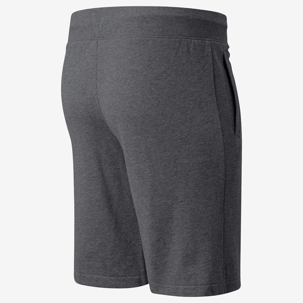 NB Classic Core Fleece Short heather charcoal rueckseite_bild_brandshop