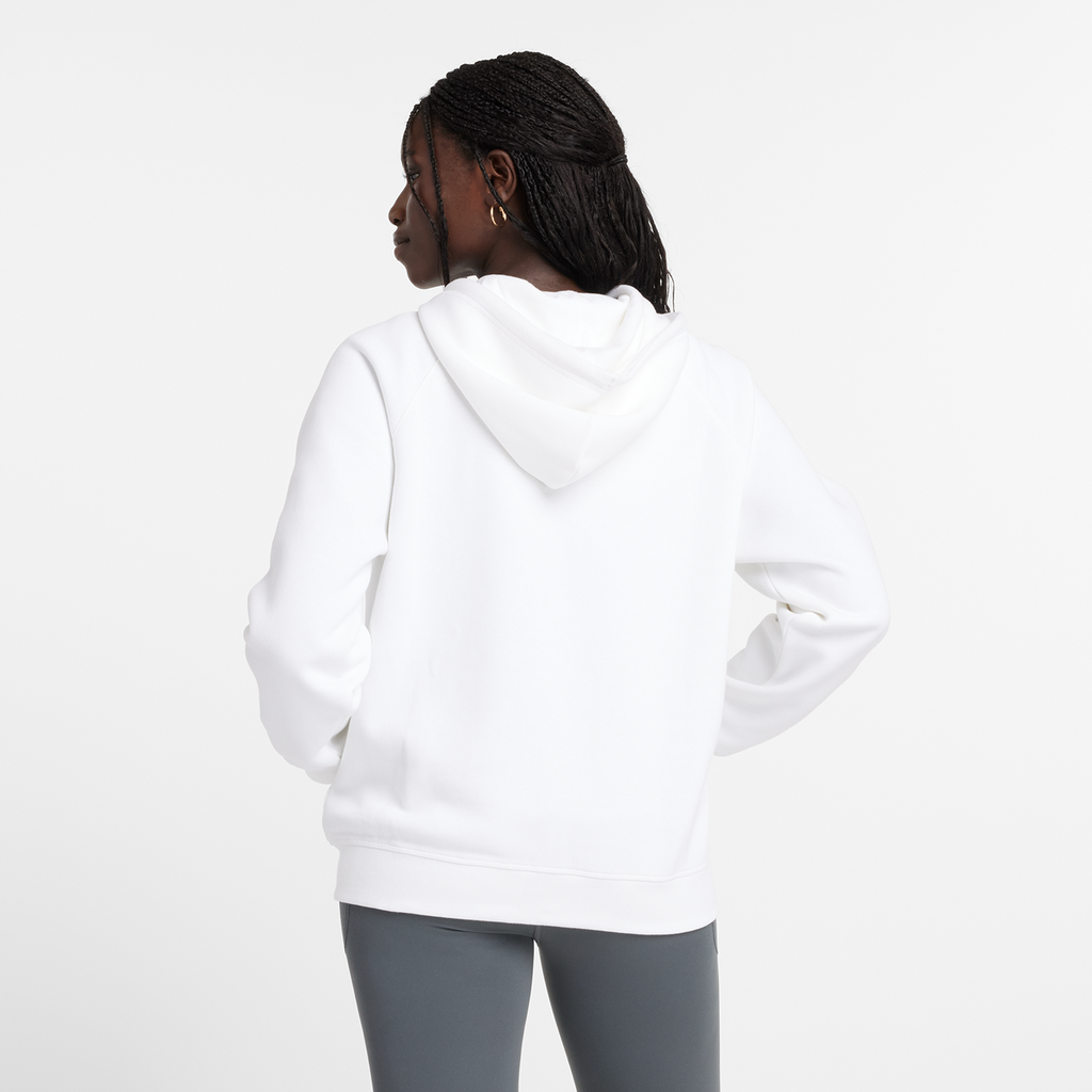 W Sport Fleece Logo Full Zip white model_bild_back_brandshop