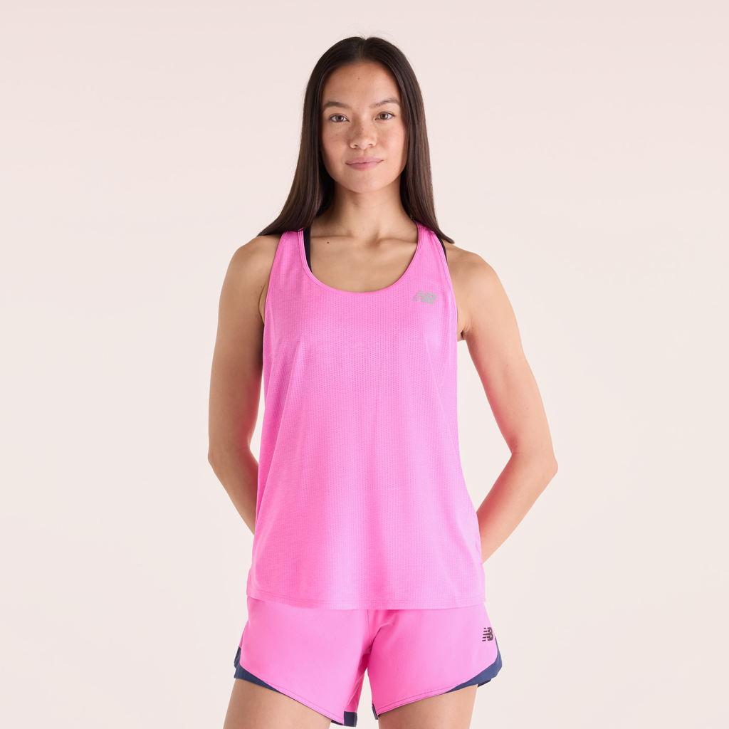 New Balance W NB Athletics Tank in PINK
