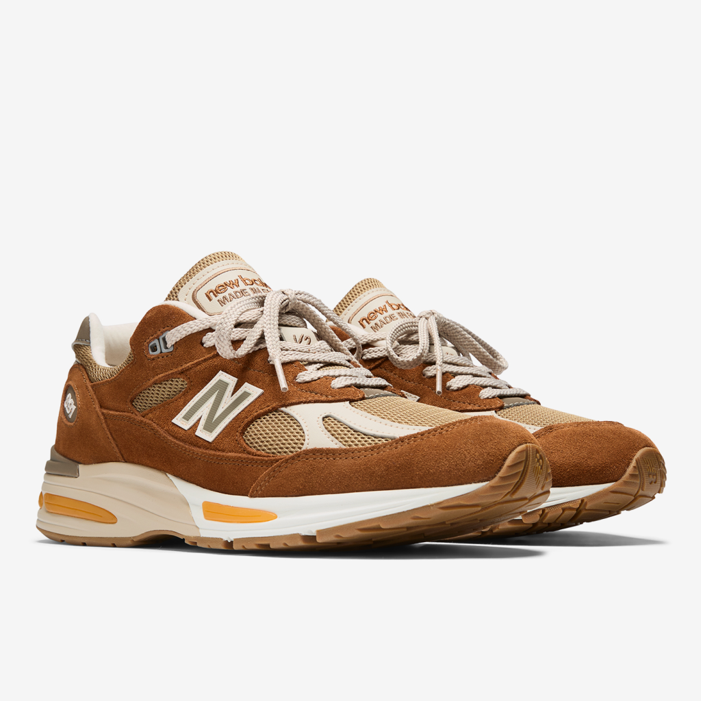 New Balance M 991v2 Made in UK Iconic Influences Freizeitschuhe in BRAUN
