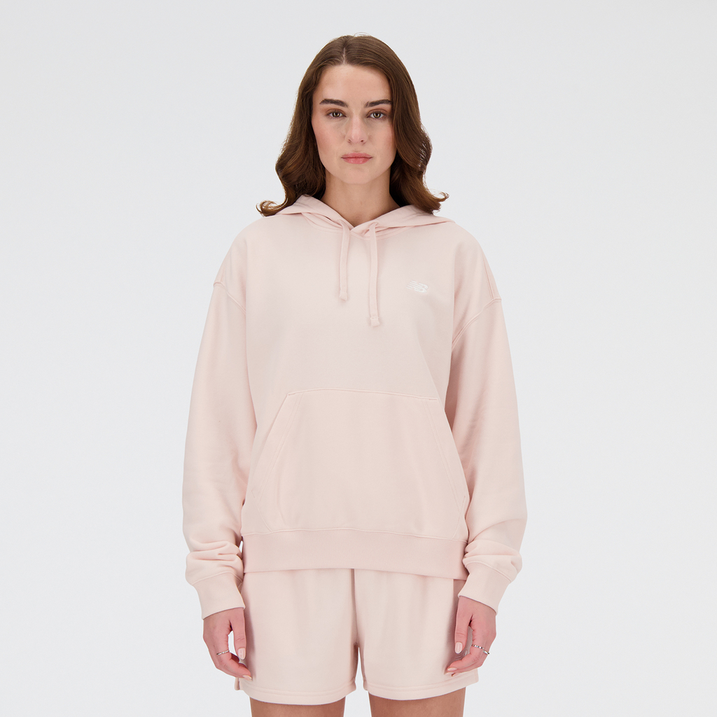 W Sport Essentials French Terry Small Logo Hoodie quartz pink Hauptbild_brandshop