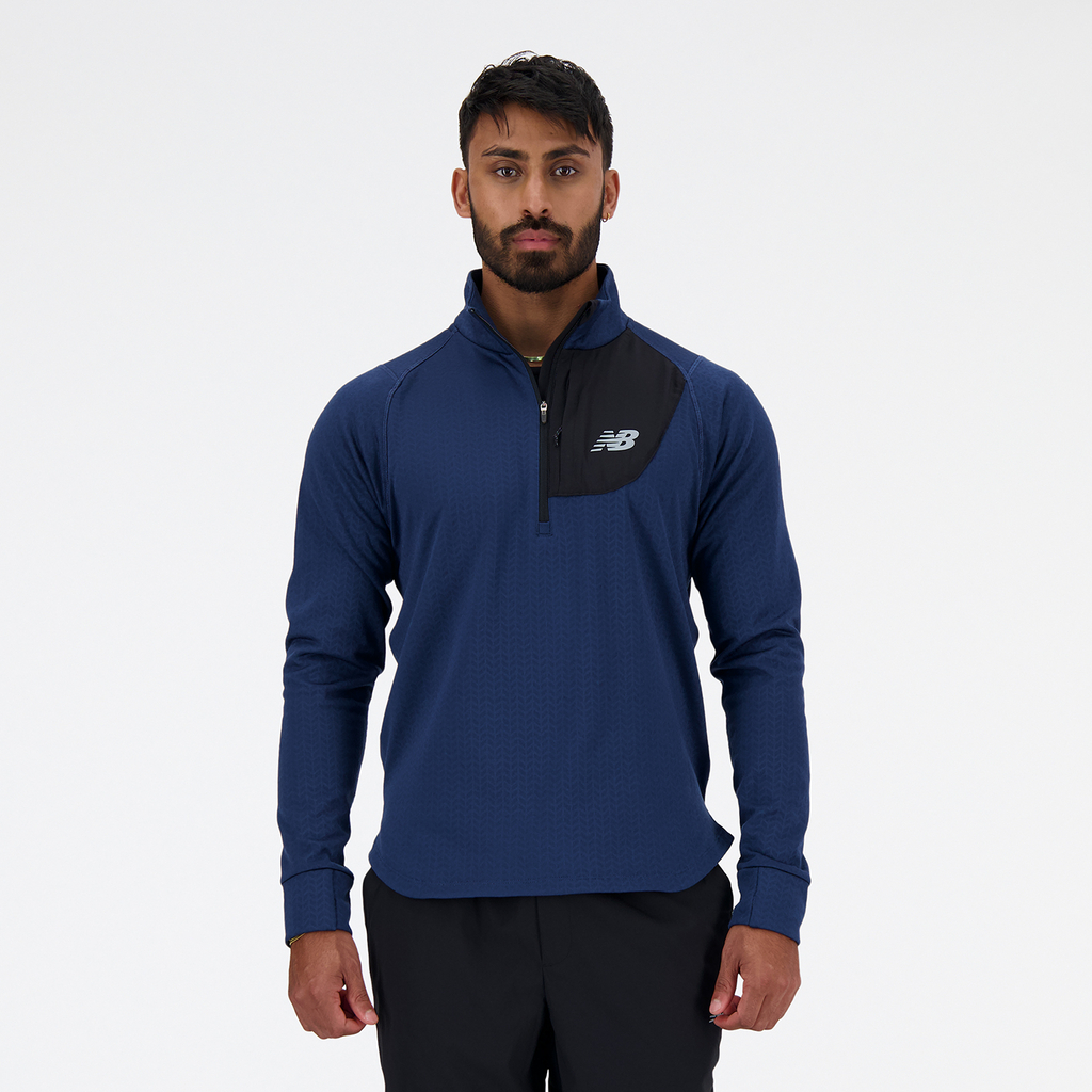 NB Heat Grid Half Zip nb navy Hauptbild_brandshop