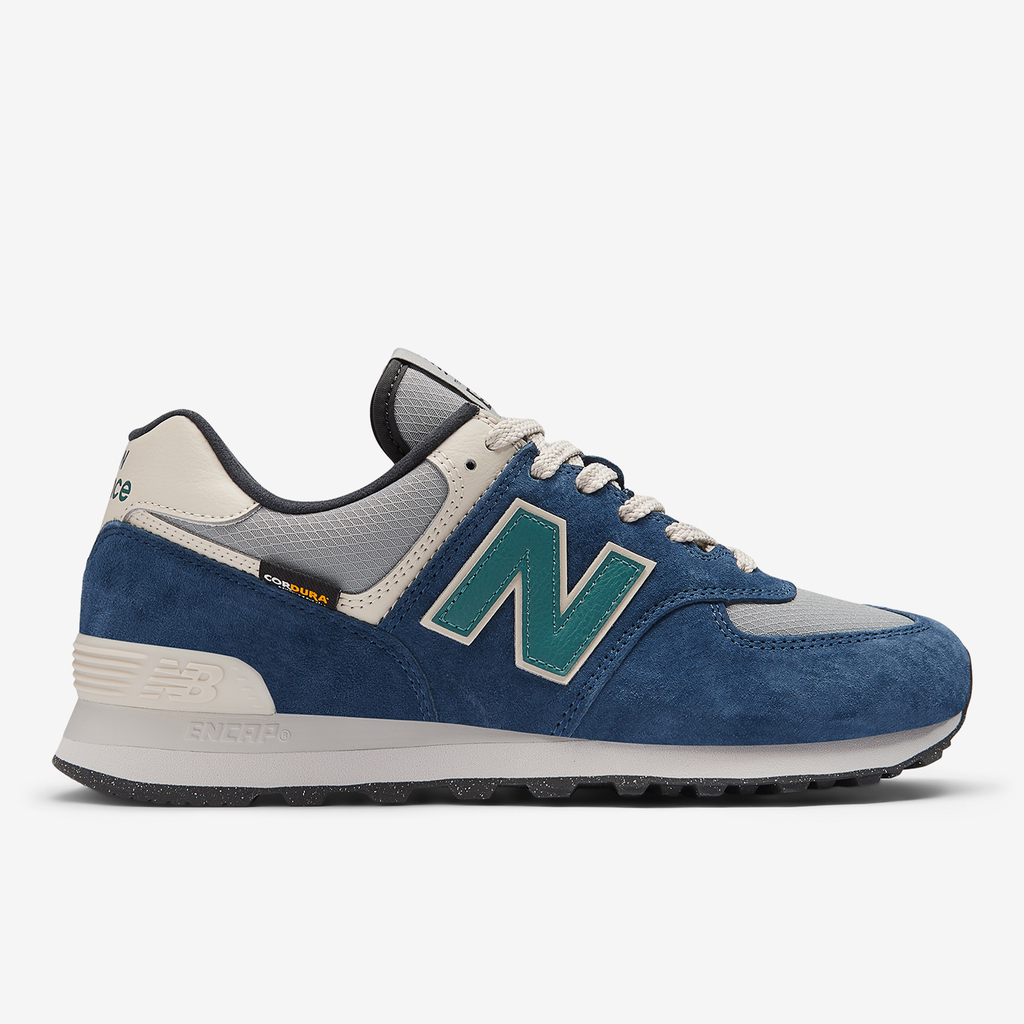 New balance homme 574 bleu best sale