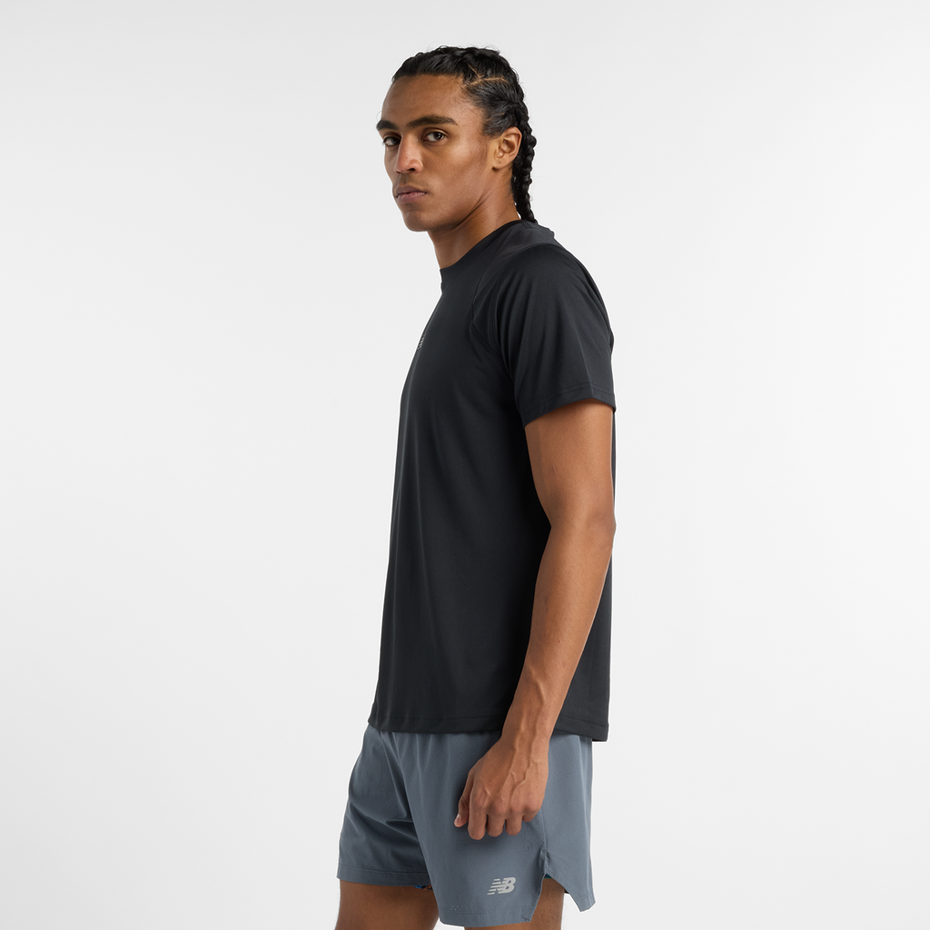 New Balance Jacquard T-Shirt in SCHWARZ