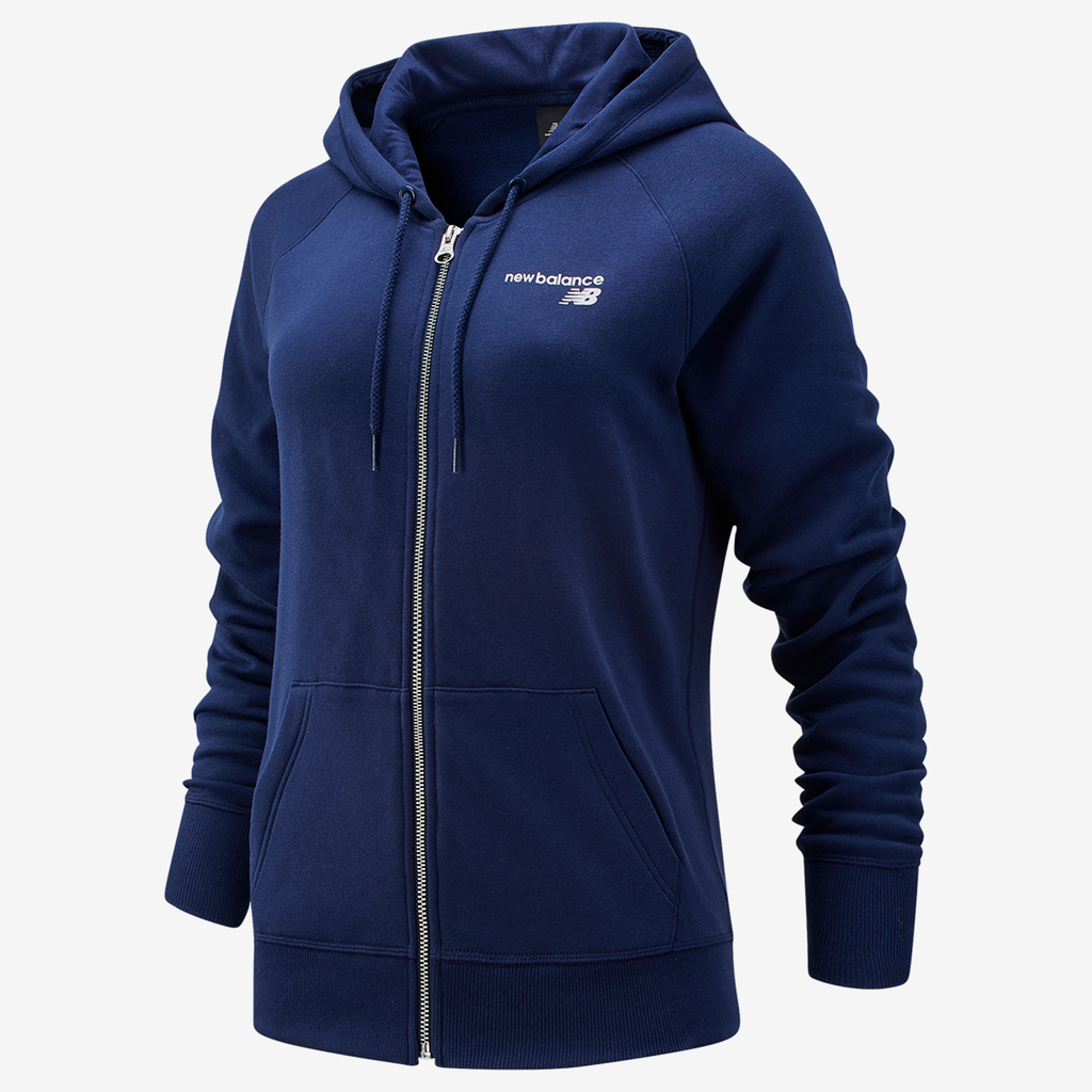 New Balance W NB Classic Core Fleece Fashion Full Zip in BLAU