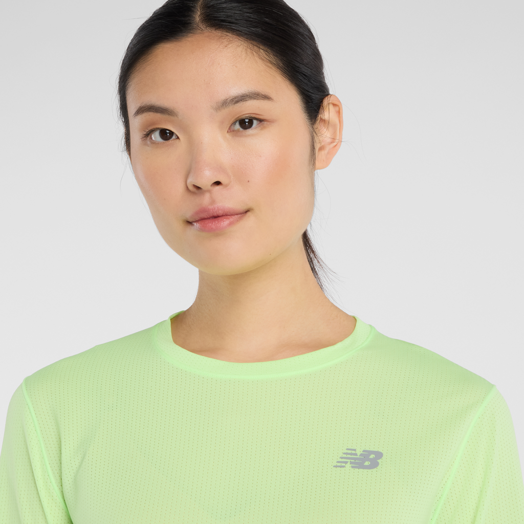 New Balance W NB Athletics Long Sleeve in GELB