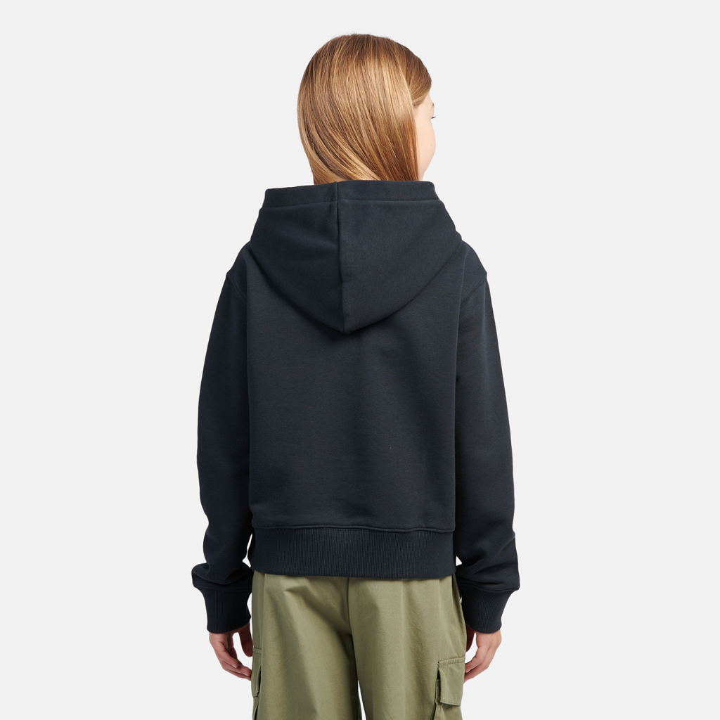 New Balance G NEW BALANCE FT STACKED LOGO HOODIE in SCHWARZ