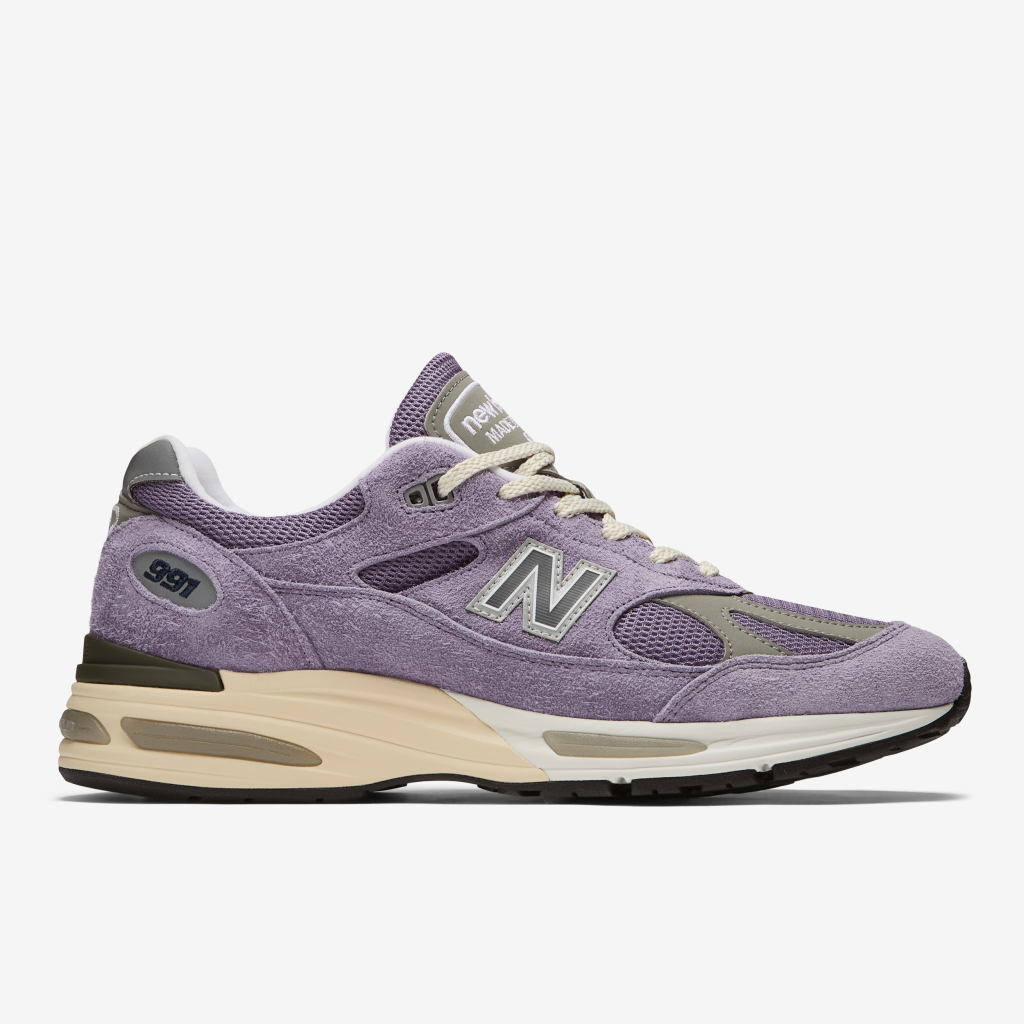 New Balance M 991v2 Made in UK Grounded Pastels Freizeitschuhe in VIOLETT