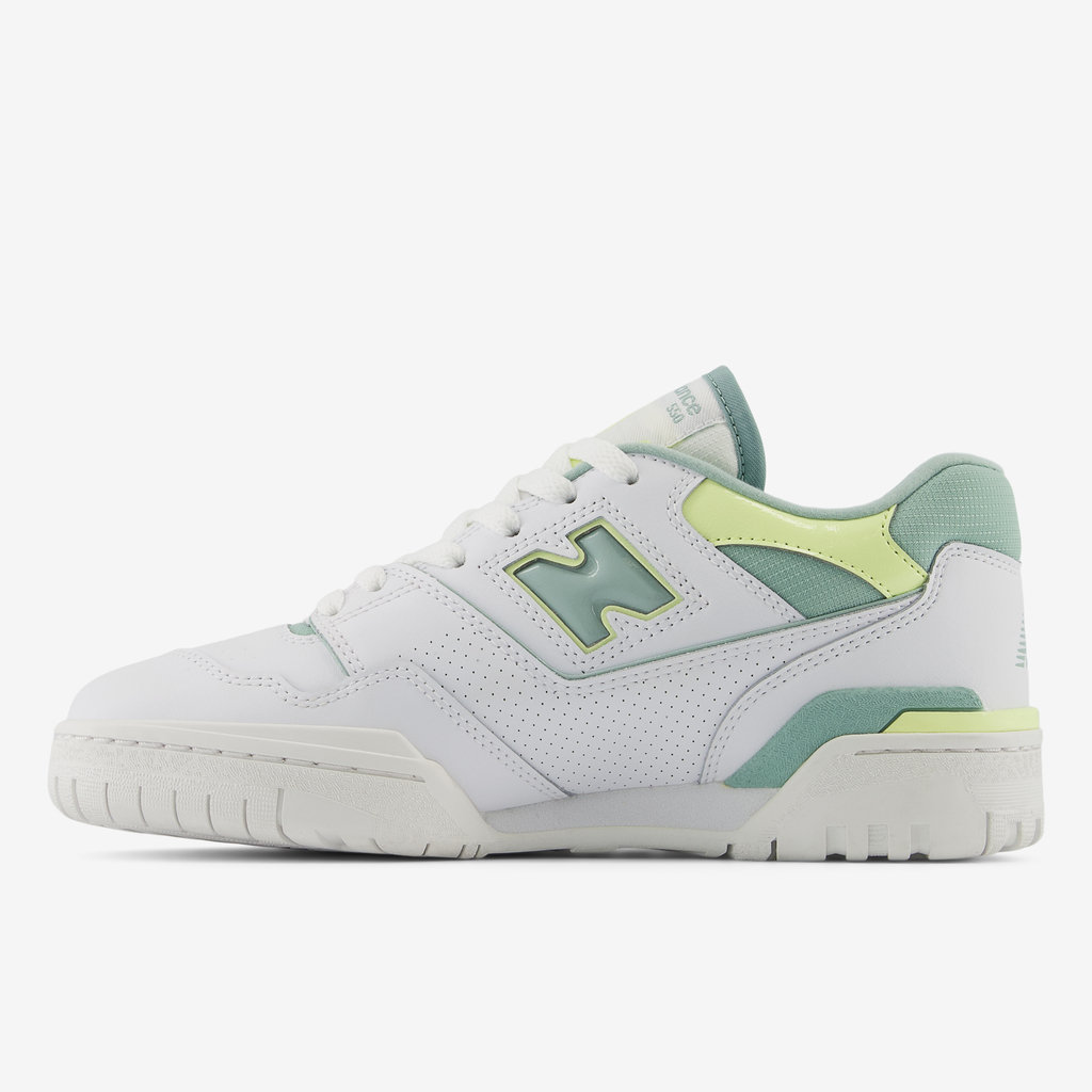 W 550 Neutrals Freizeitschuhe white/green medial_bild_brandshop