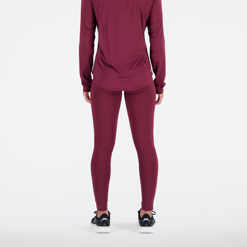 W Impact Run Tight nb burgundy model_bild_back_brandshop