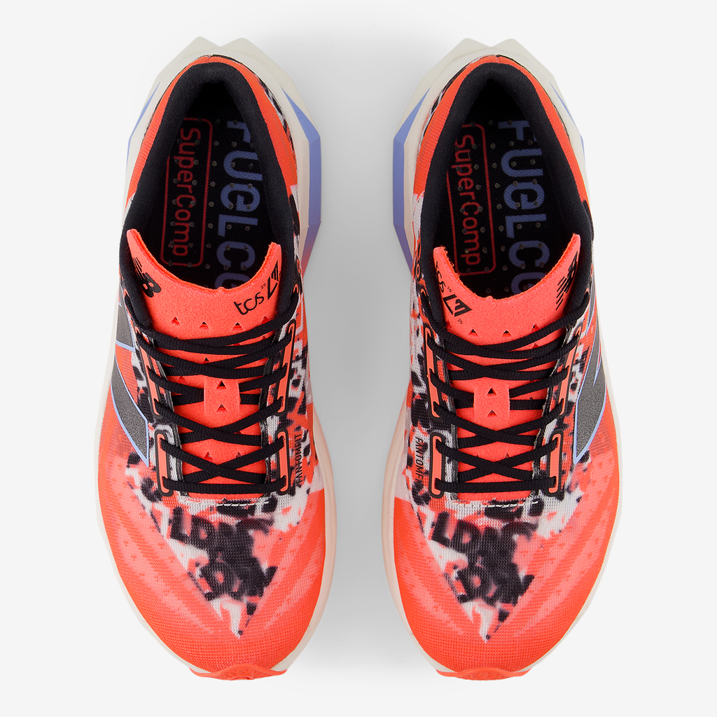 New Balance W SuperComp Elite v4 London Marathon Laufschuhe in ROT