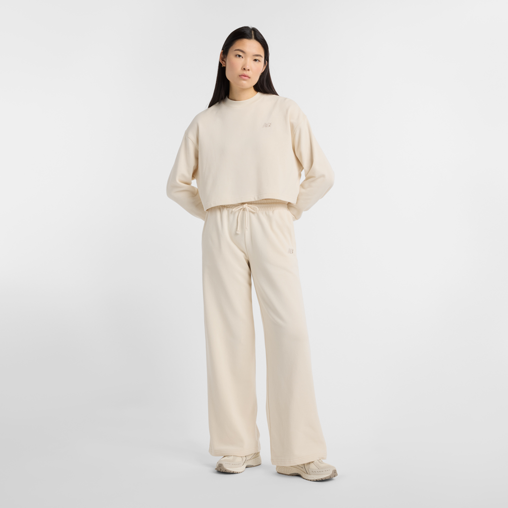 New Balance Coastal Fleece Pant in BEIGE