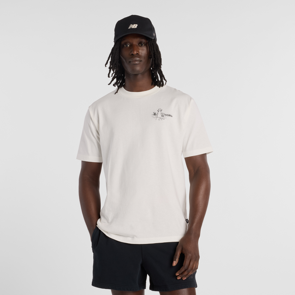 New Balance Fountain T-Shirt in WEISS