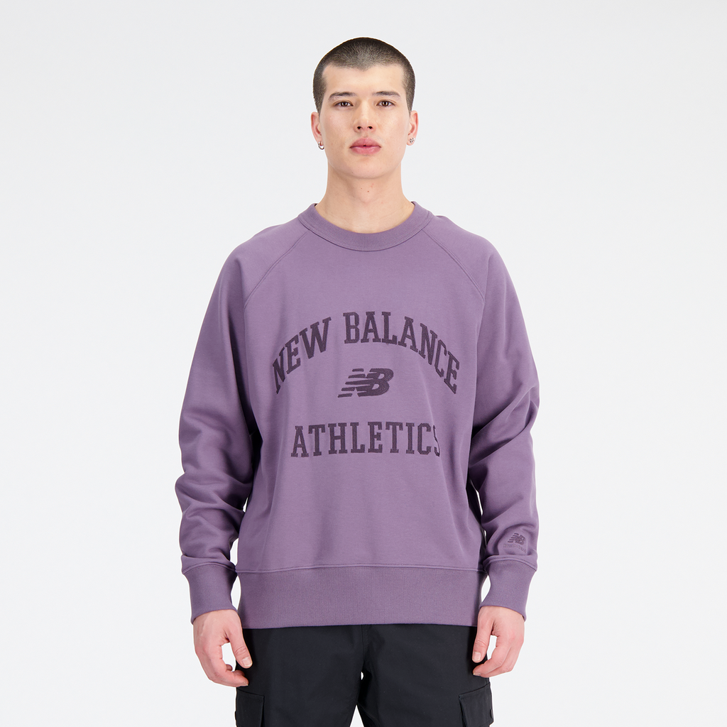 Athletics Varsity Fleece Crewneck shadow Hauptbild_brandshop