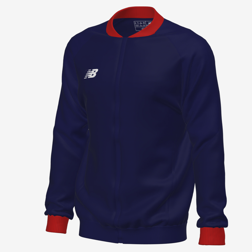 W TW Training Jacket - Knitted navy detail_bild1_brandshop