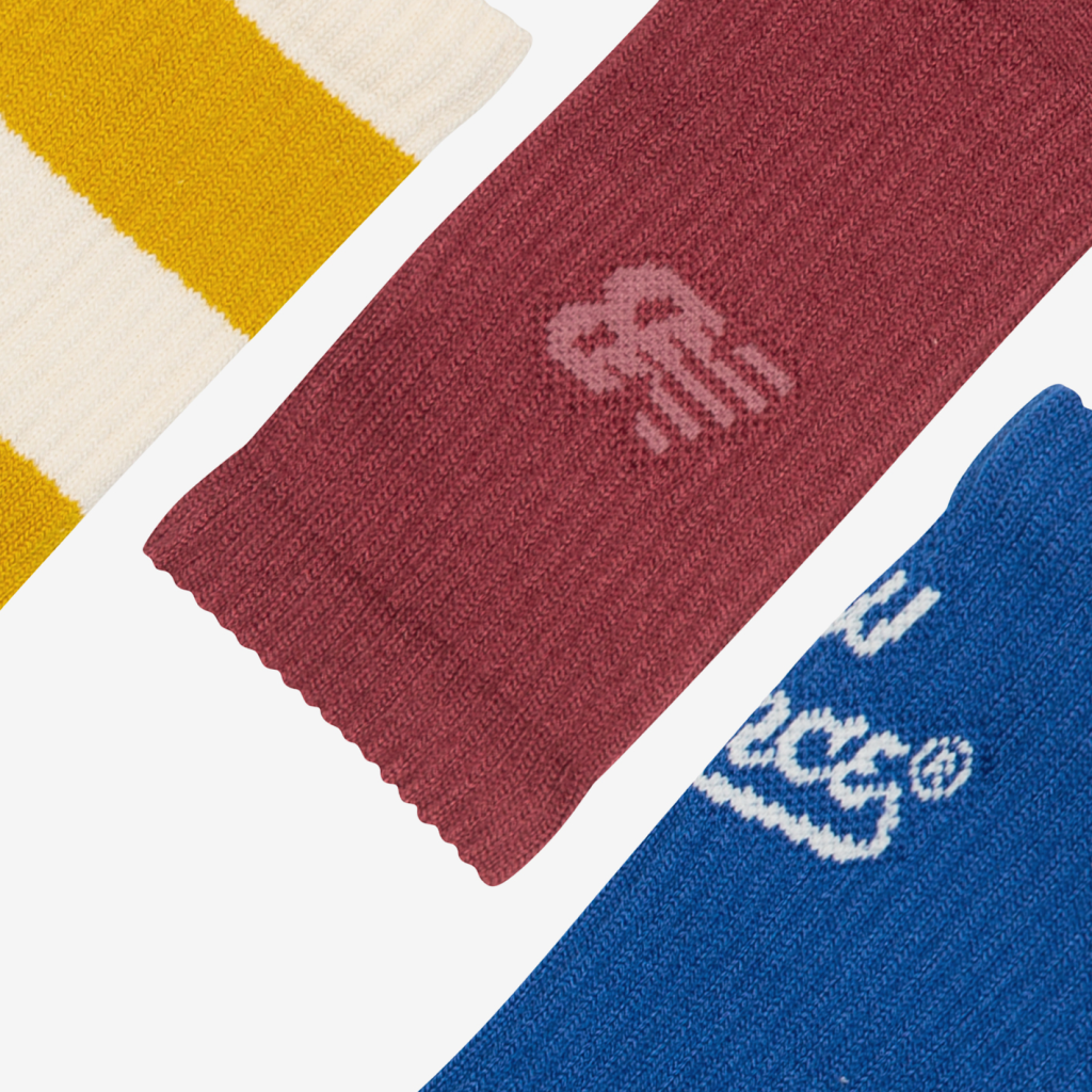 New Balance Youth Active Graphic Crew Socks 3 Pack in MEHRFARBIG