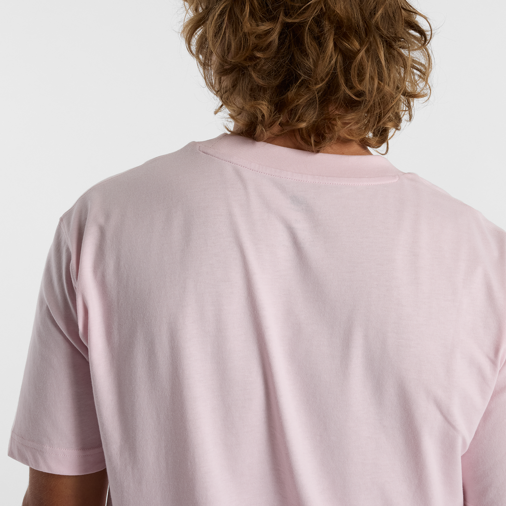 New Balance Sport Essentials Small Logo T-Shirt in PINK