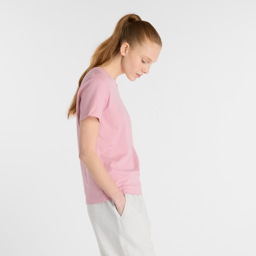 New Balance W New Balance Jersey Small Logo T-Shirt in ROT