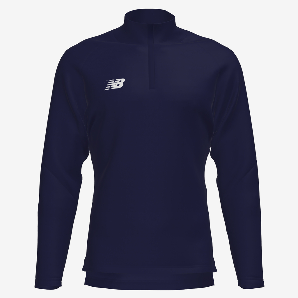 TW Training 1/4 Zip Knitted Midlayer JNR navy Hauptbild_brandshop