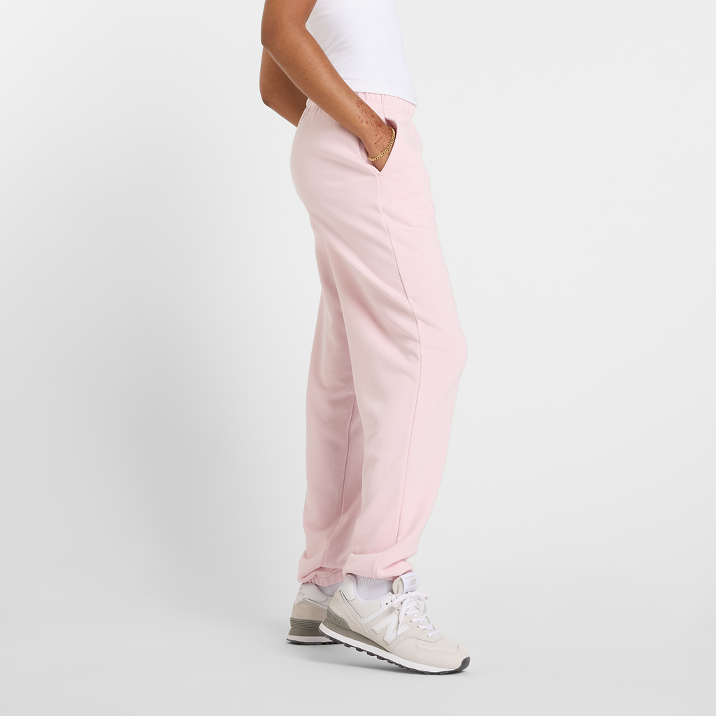 New Balance W Sport Essentials French Terry Jogger in PINK